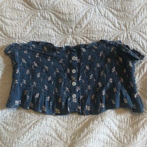 Faithfull the Brand Floral Tube Top